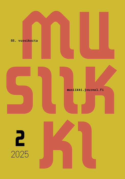 					Näytä Vol 55 Nro 2 (2025): Musiikki 2/2025
				