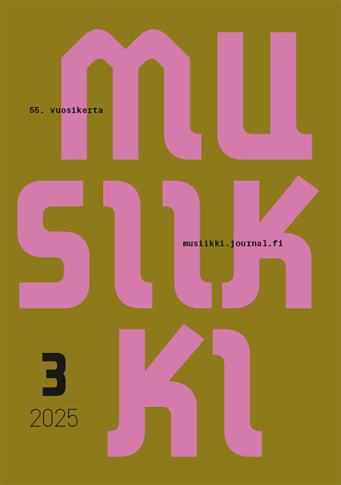 					Näytä Vol 55 Nro 3 (2025): Musiikki 3/2025
				